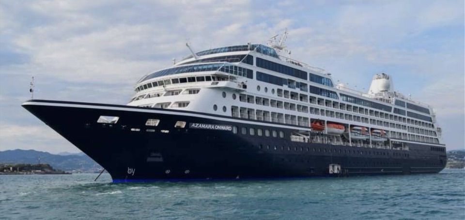 First day at sea on the Azamara&nbsp;Onward